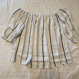 Off the Shoulder Striped Top